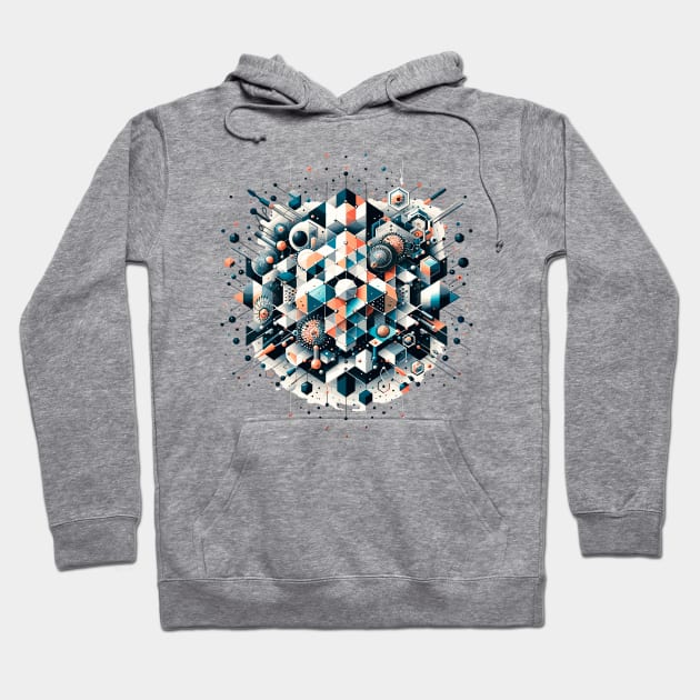 Microscopic Frontier: Nanotech World Hoodie by Graphic Wonders Emporium